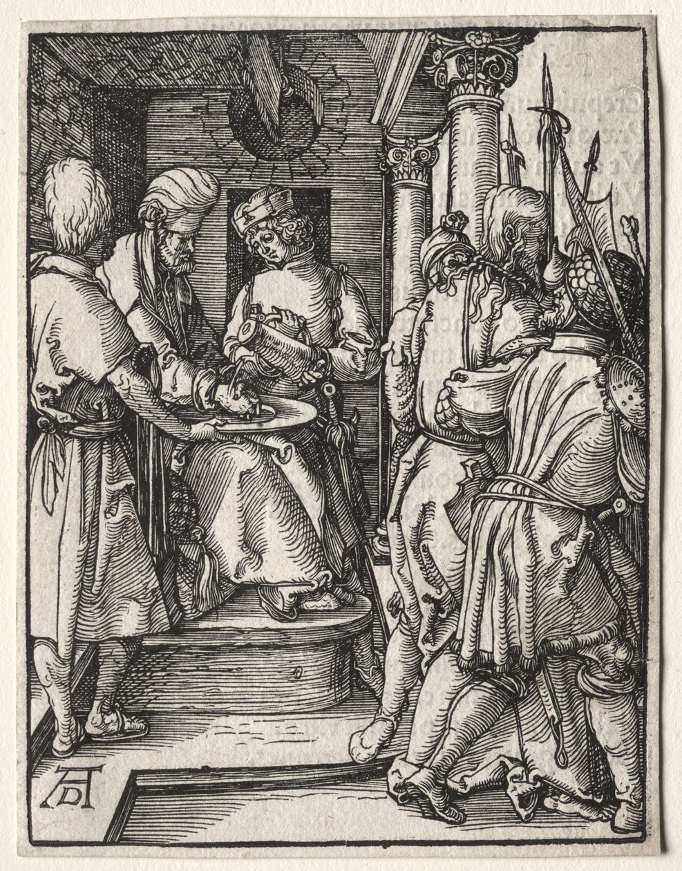 Malé pašije: Pilát si myje ruce od Albrecht Dürer