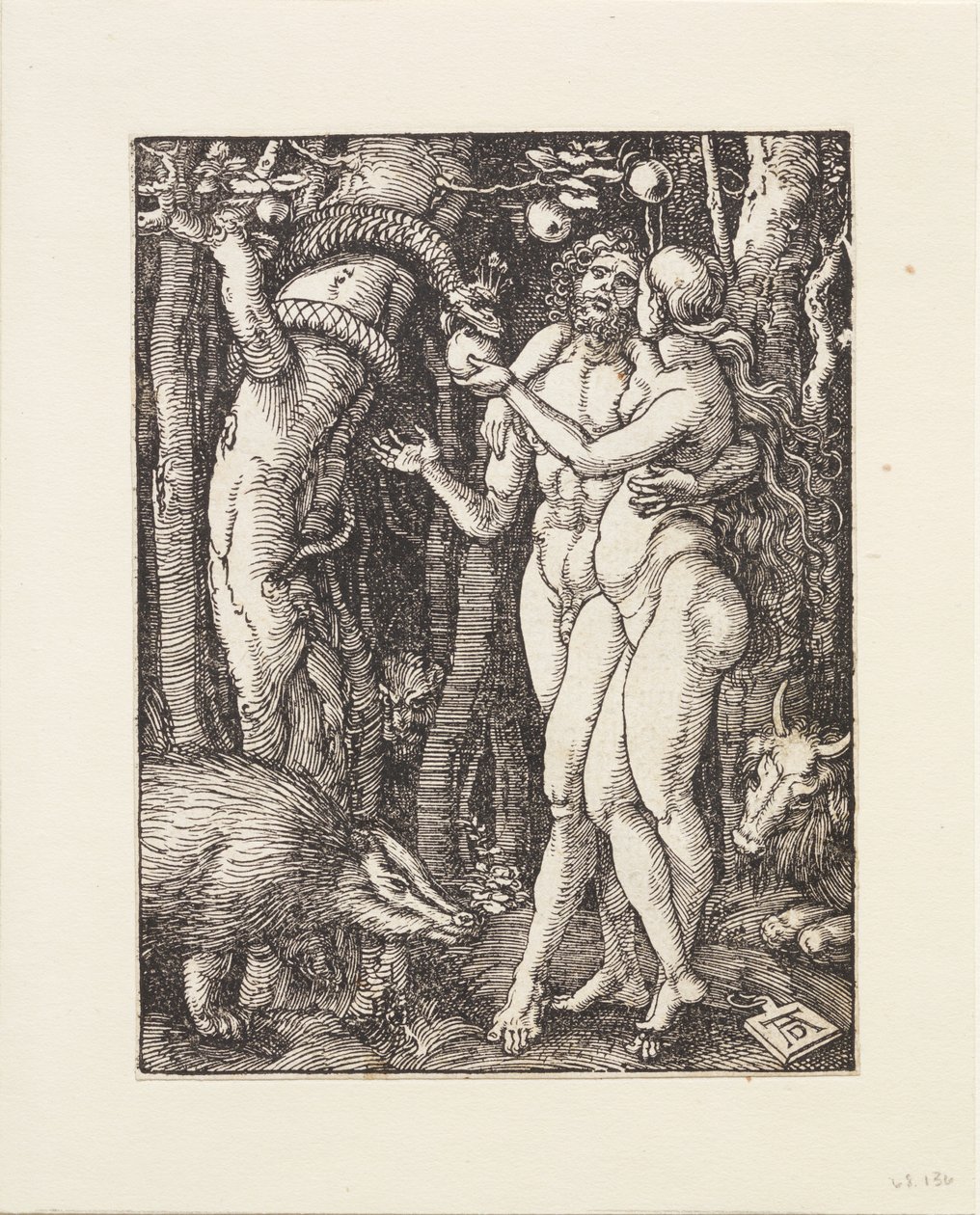 Malé pašije: Pád člověka od Albrecht Dürer