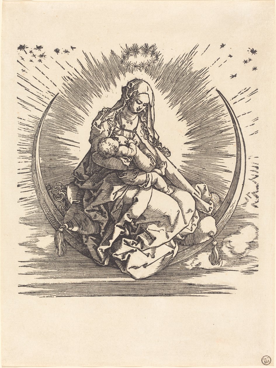 Madona na půlměsíci od Albrecht Dürer