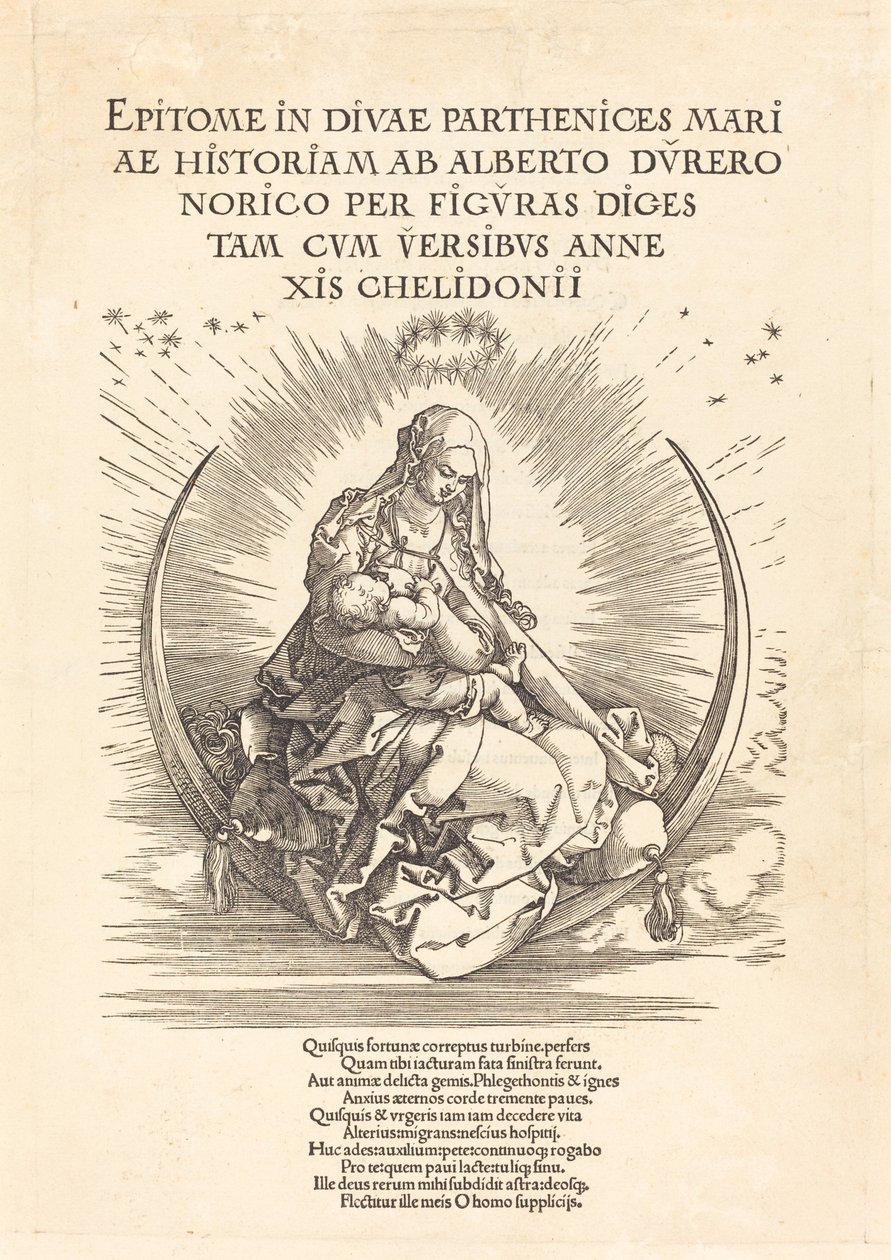Madona na půlměsíci od Albrecht Dürer