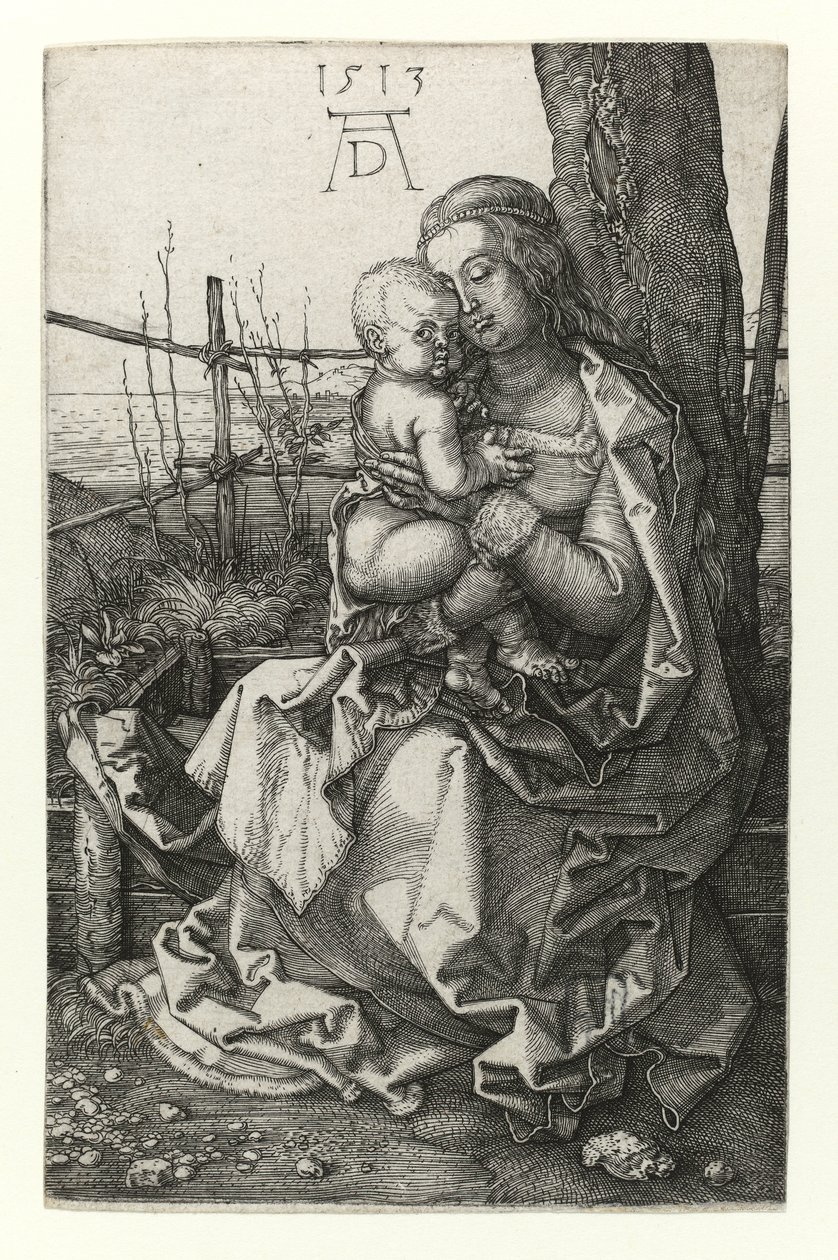 Madona sedící u stromu, 1513 od Albrecht Dürer