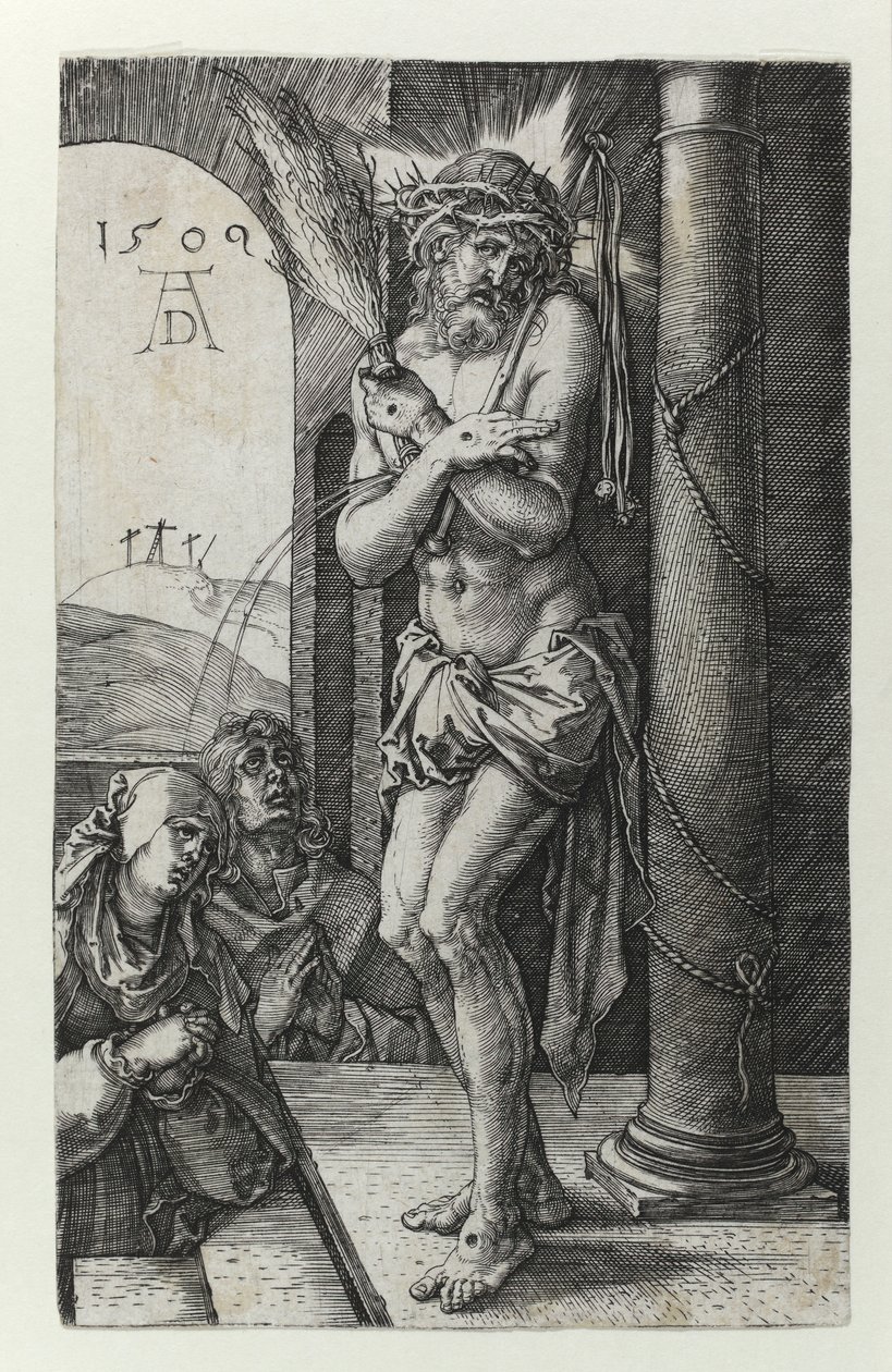 Muž smutku, 1509 od Albrecht Dürer