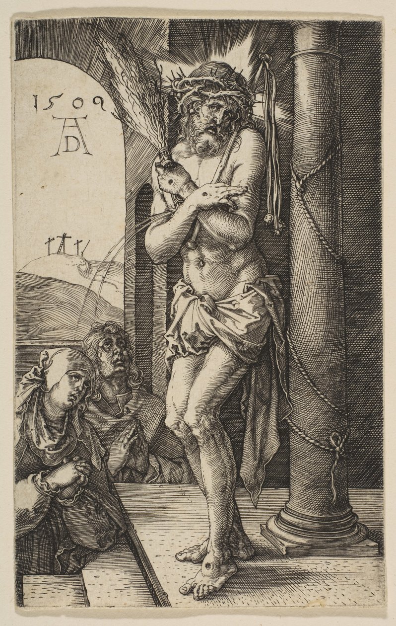 Muž bolesti, z Utrpení, 1509. od Albrecht Dürer