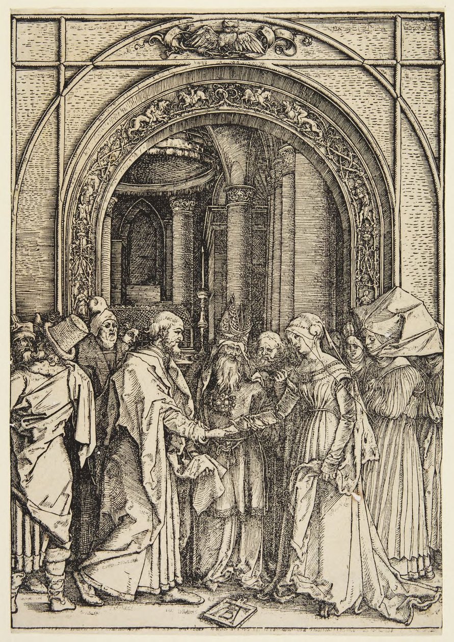 Sňatek Panny Marie od Albrecht Dürer