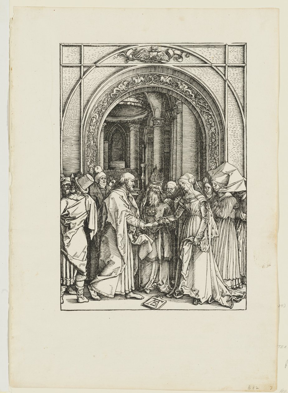 Sňatek Panny Marie od Albrecht Dürer