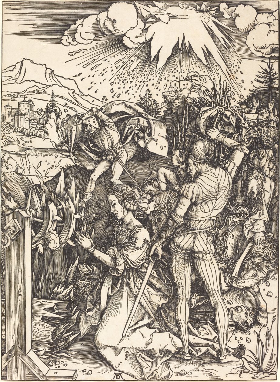 Umučení svaté Kateřiny od Albrecht Dürer