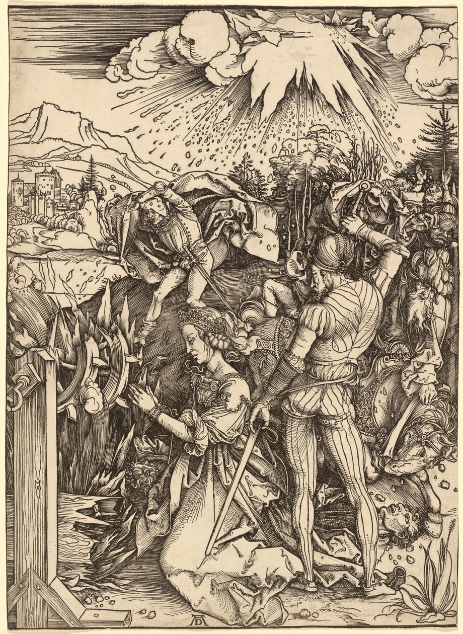 Umučení svaté Kateřiny od Albrecht Dürer