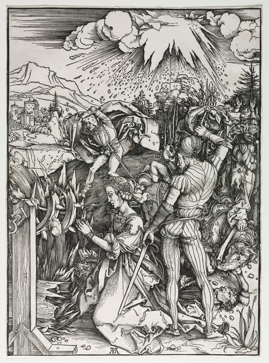 Umučení svaté Kateřiny Alexandrijské, c. 1497. od Albrecht Dürer