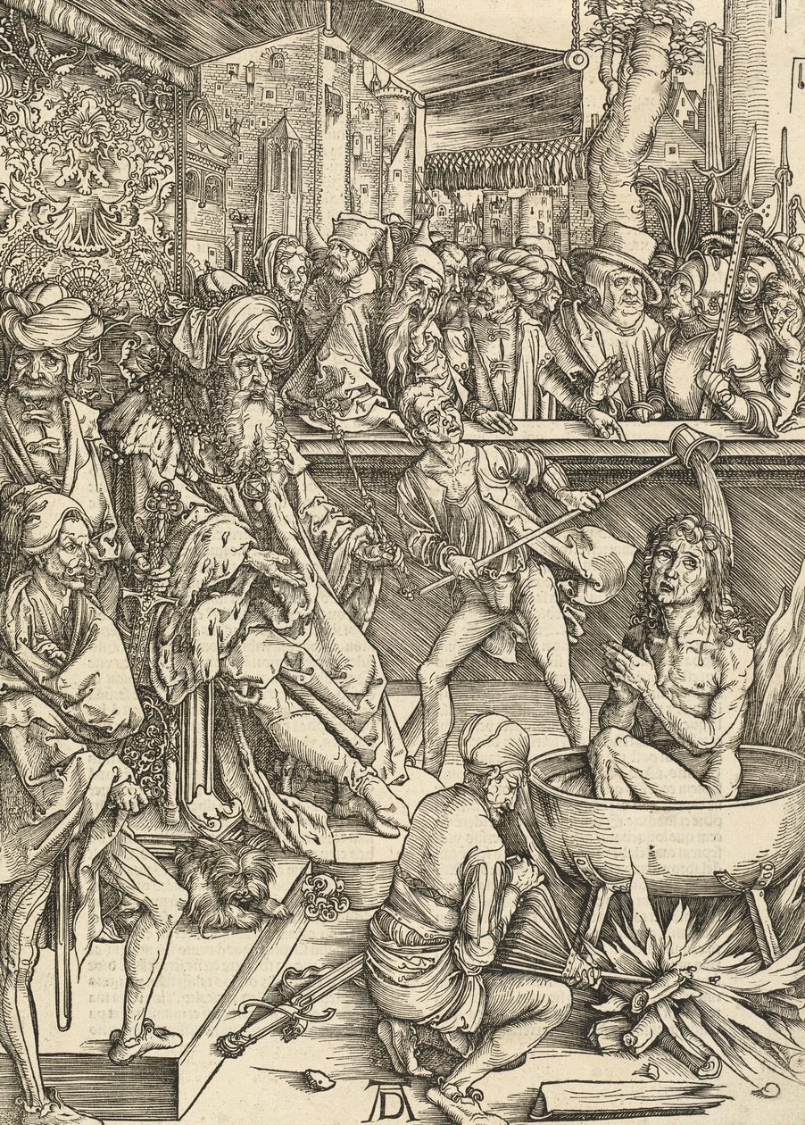 Umučení svatého Jana, 1498. od Albrecht Dürer