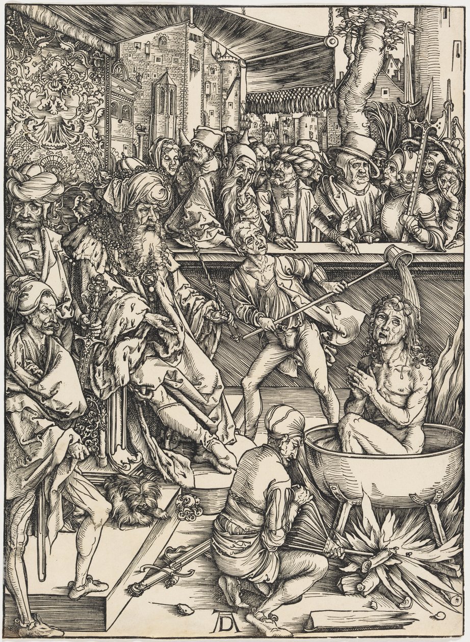 Mučednická smrt svatého Jana Evangelisty od Albrecht Dürer