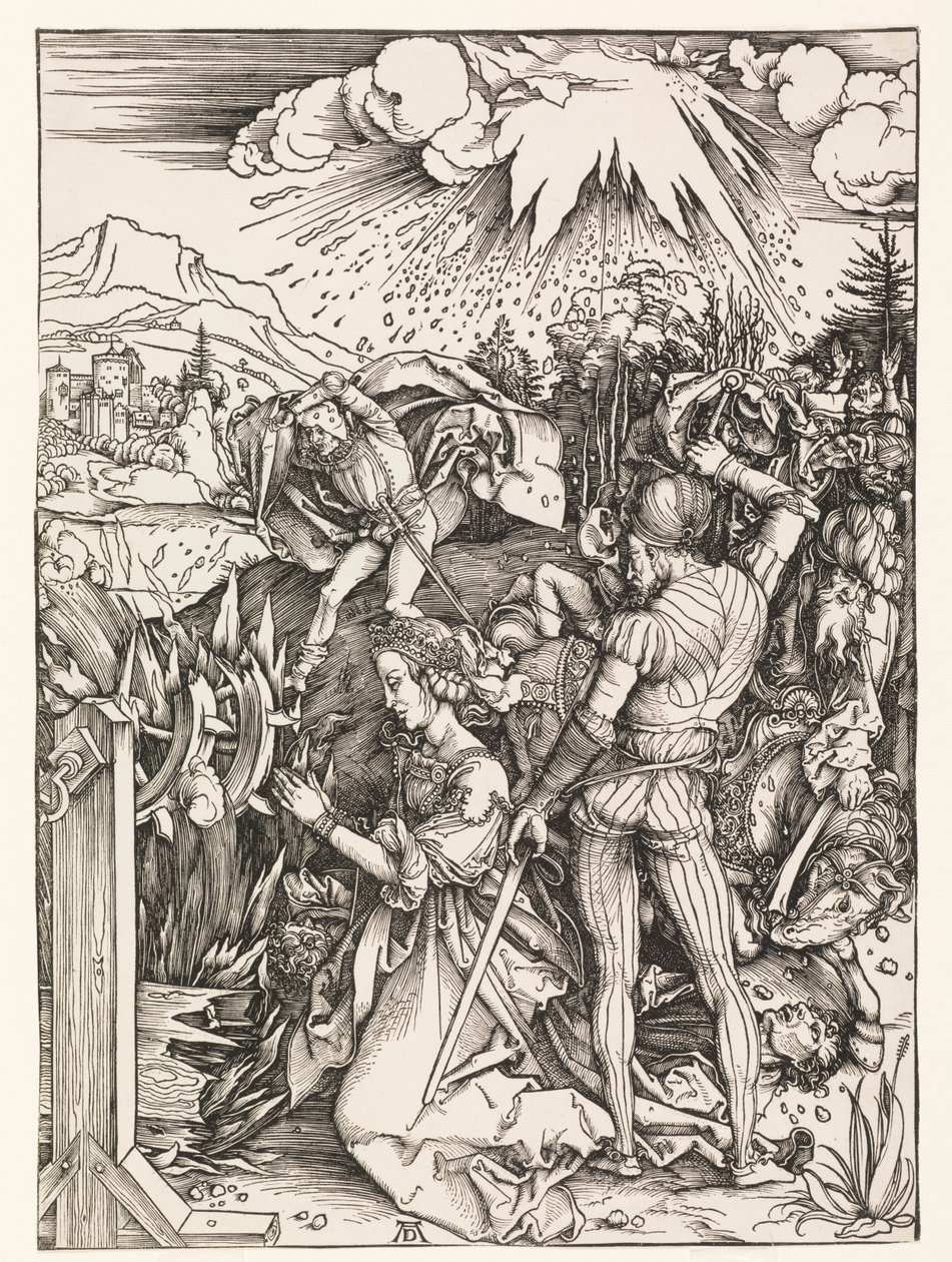 Umučení svaté Kateřiny od Albrecht Dürer