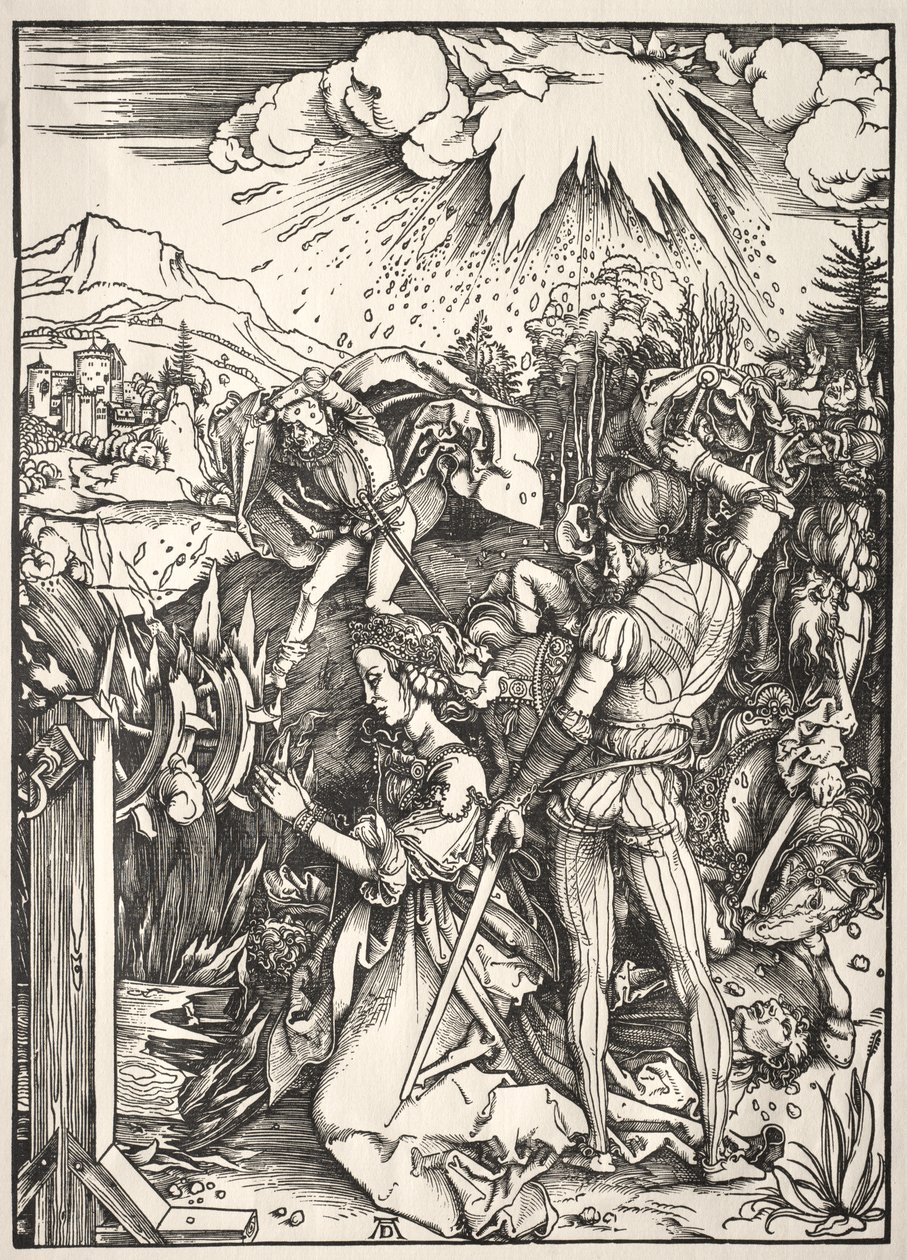 Umučení svaté Kateřiny od Albrecht Dürer