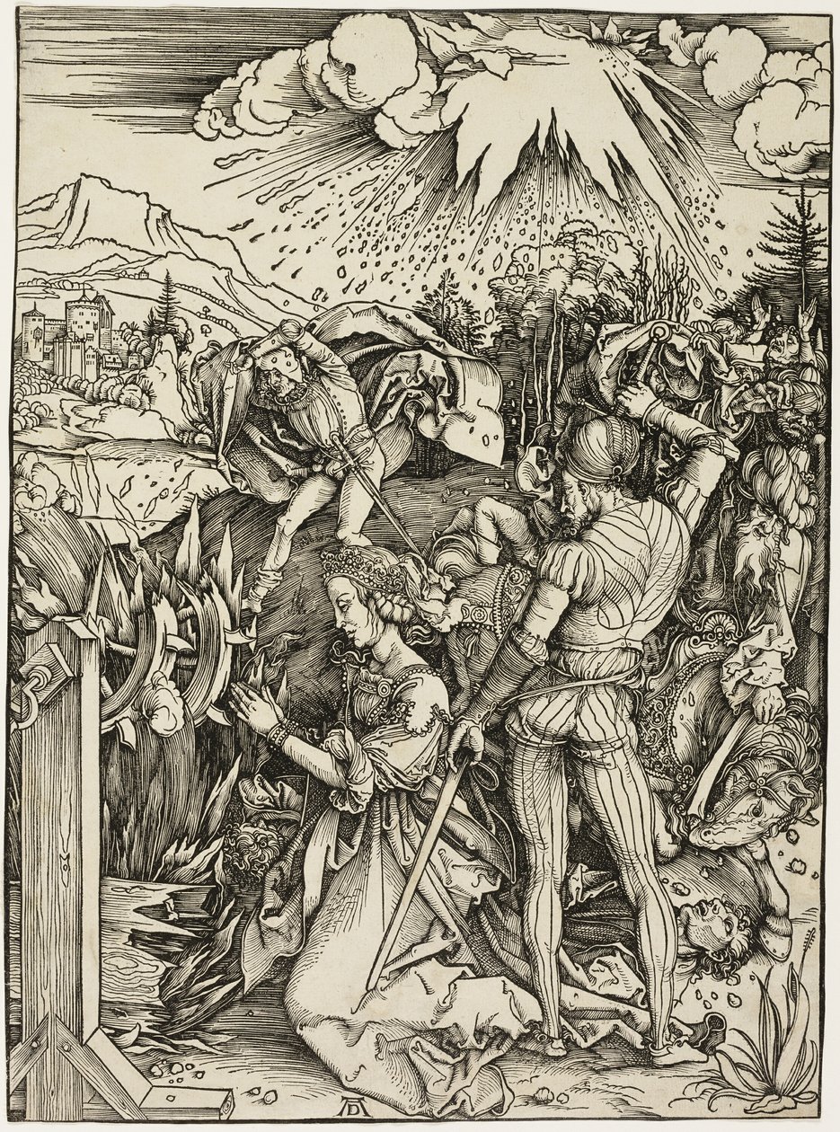 Umučení svaté Kateřiny od Albrecht Dürer