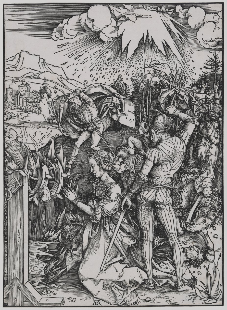 Mučednictví svaté Kateřiny od Albrecht Dürer