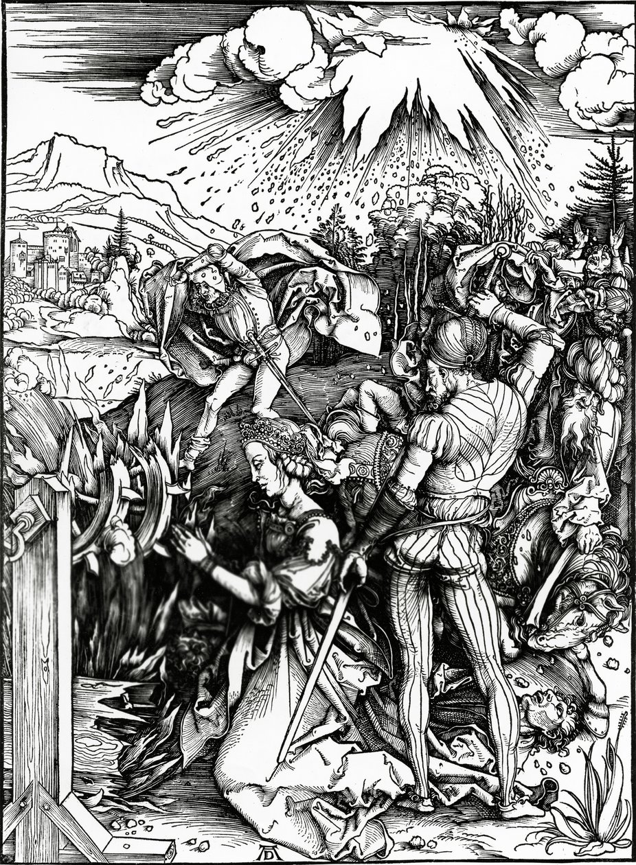 Umučení svaté Kateřiny od Albrecht Dürer