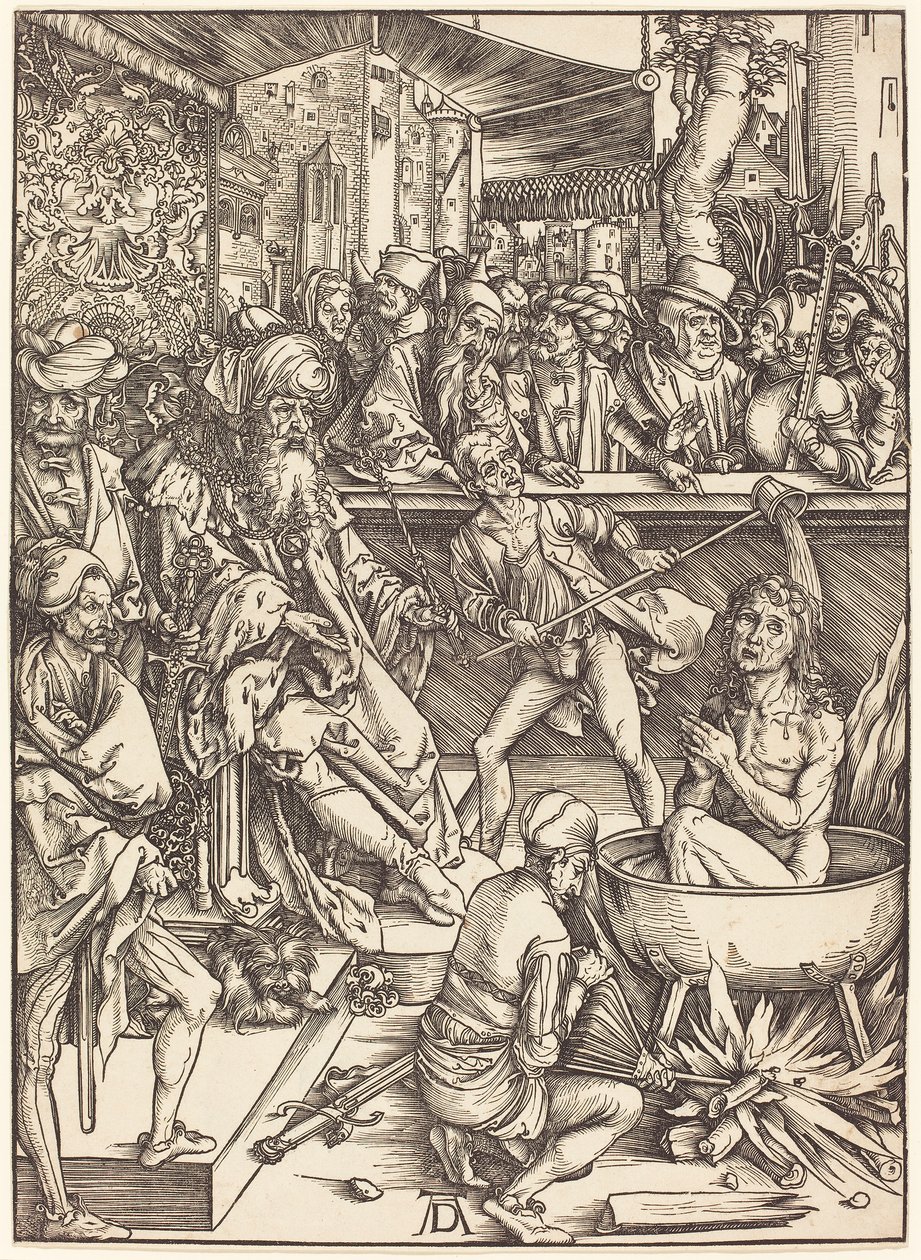 Umučení svatého Jana Evangelisty od Albrecht Dürer