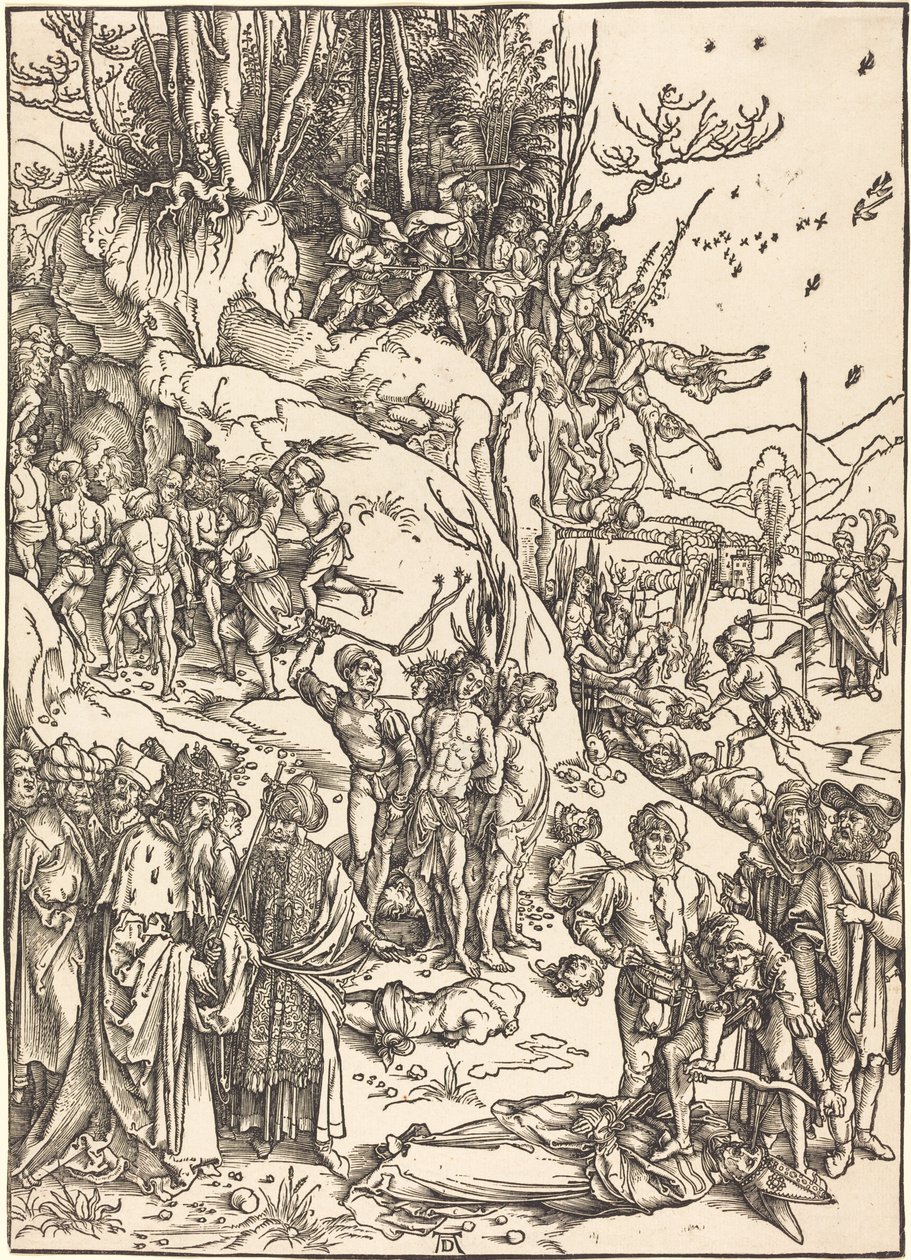 Mučednictví deseti tisíc od Albrecht Dürer