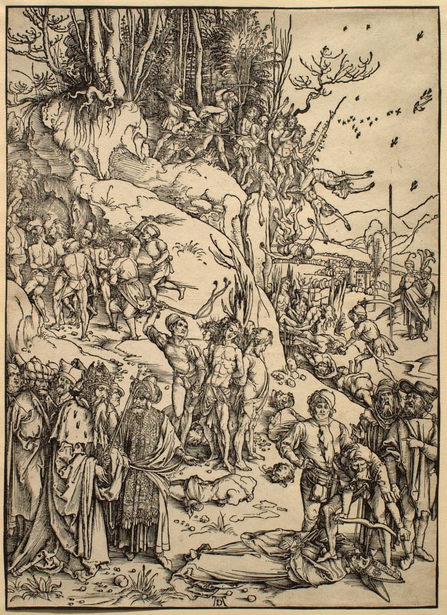 Mučednictví deseti tisíc od Albrecht Dürer