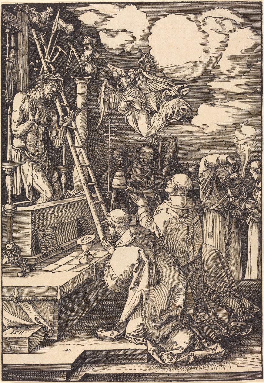 Mše svatého Řehoře od Albrecht Dürer