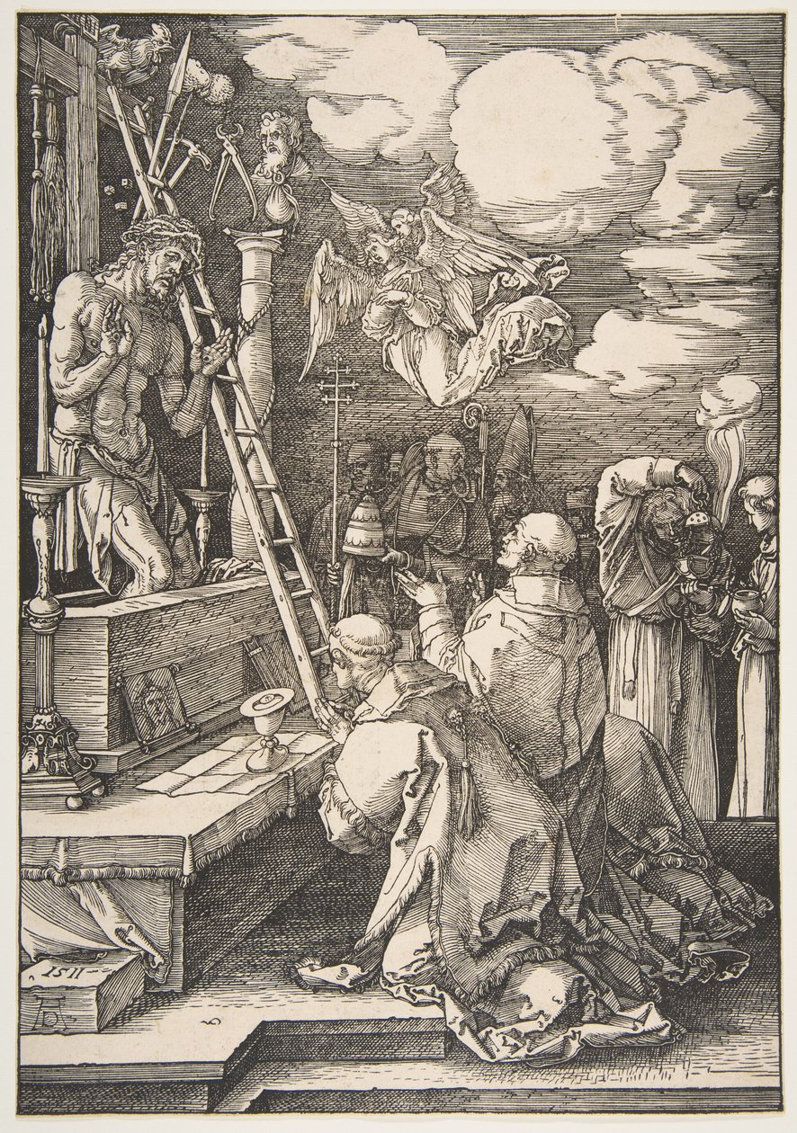 Mše svatého Řehoře od Albrecht Dürer