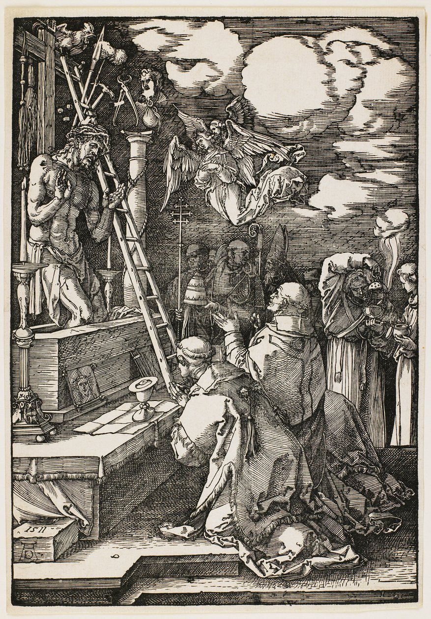 Mše svatého Řehoře od Albrecht Dürer