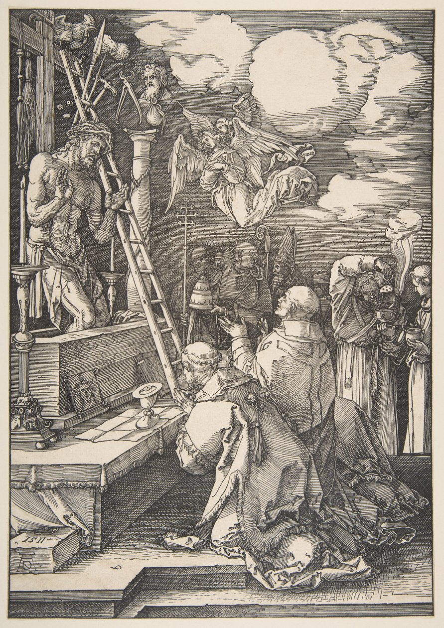 Mše svatého Řehoře od Albrecht Dürer