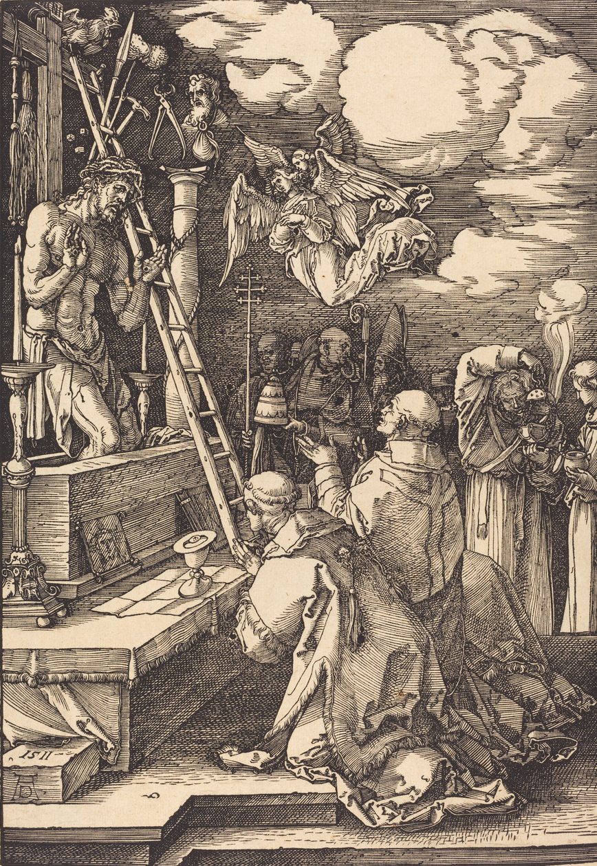 Mše svatého Řehoře, 1511. od Albrecht Dürer