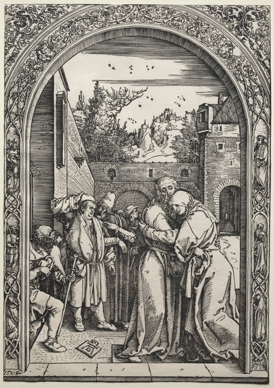 Setkání Joachima a Anny u Zlaté brány, 1504. od Albrecht Dürer