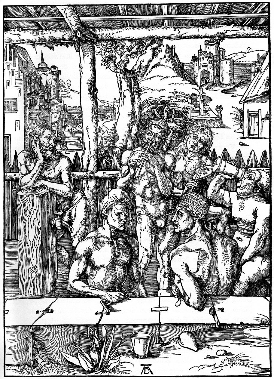 Pánské lázně, 1497-1498, 1936 od Albrecht Dürer