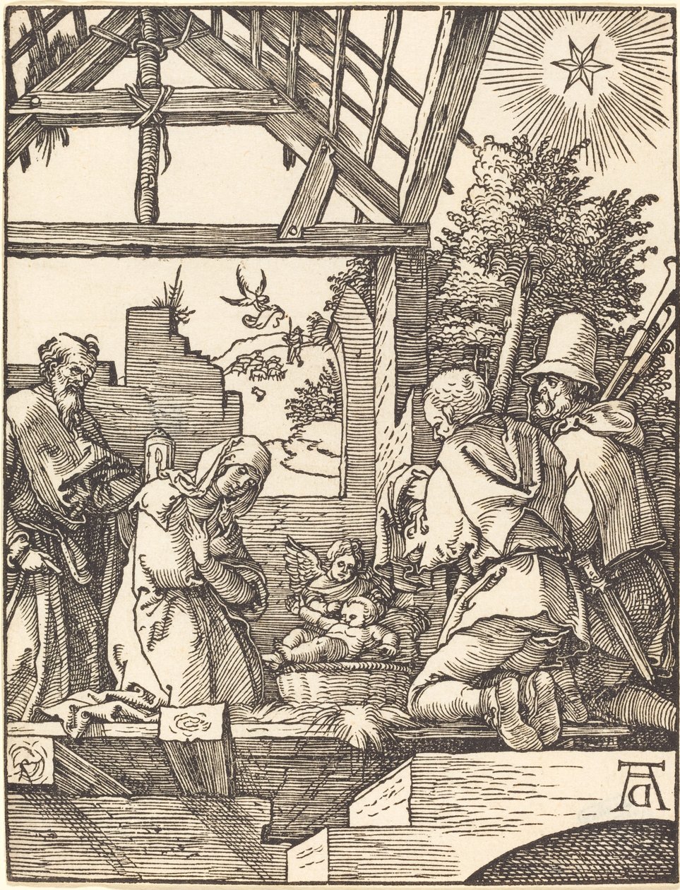 Narození Páně od Albrecht Dürer