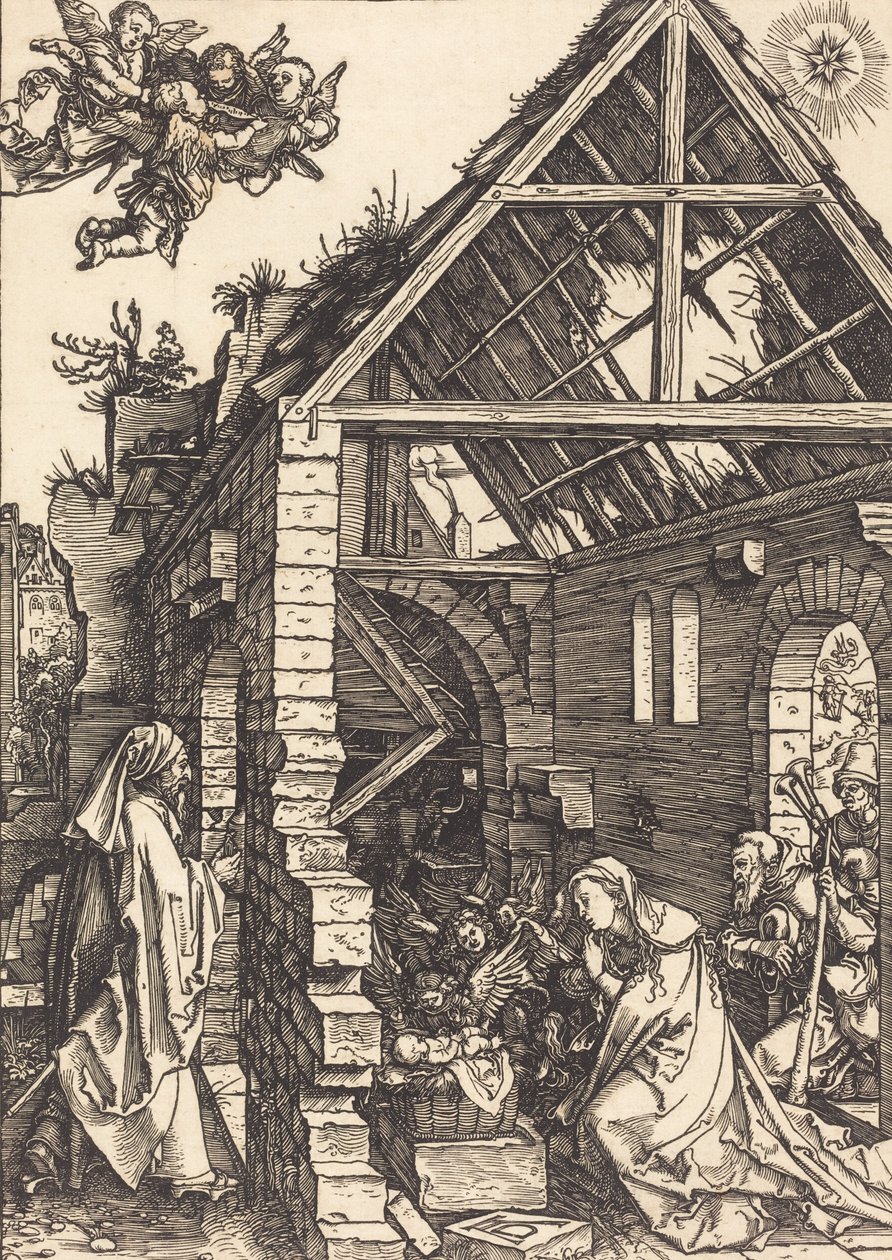 Narození Páně, c. 15021504. od Albrecht Dürer