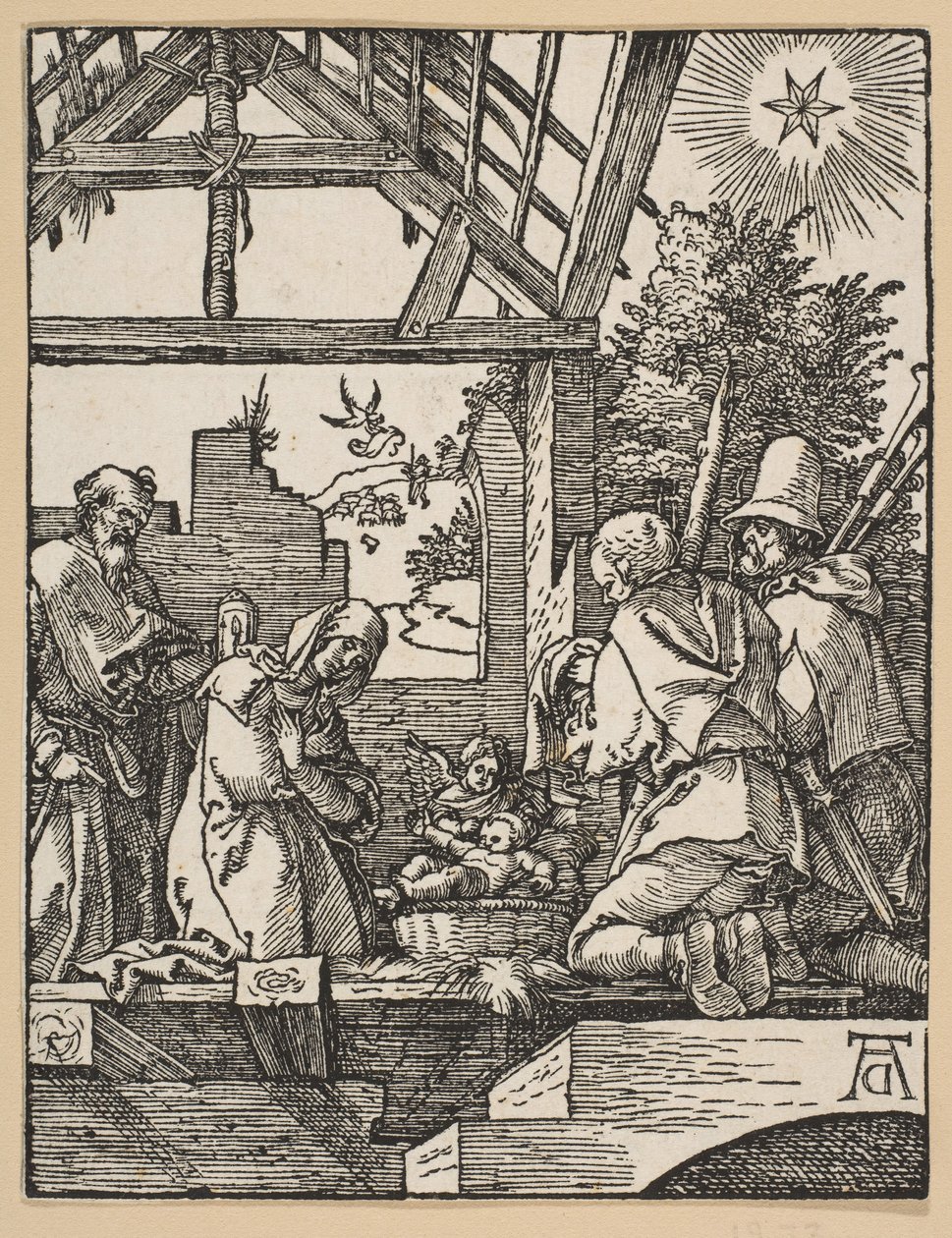 Narození Páně, z The Little Passion.n.d. od Albrecht Dürer