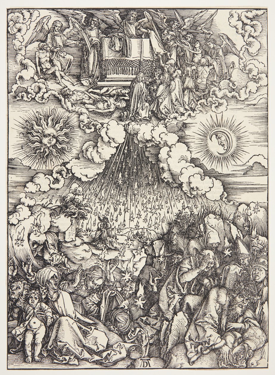Otevření páté a šesté pečeti od Albrecht Dürer