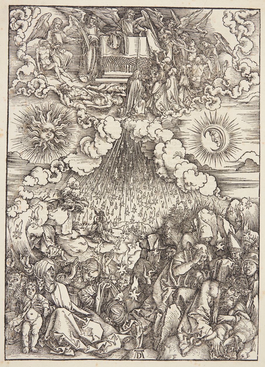 Otevření páté a šesté pečeti od Albrecht Dürer