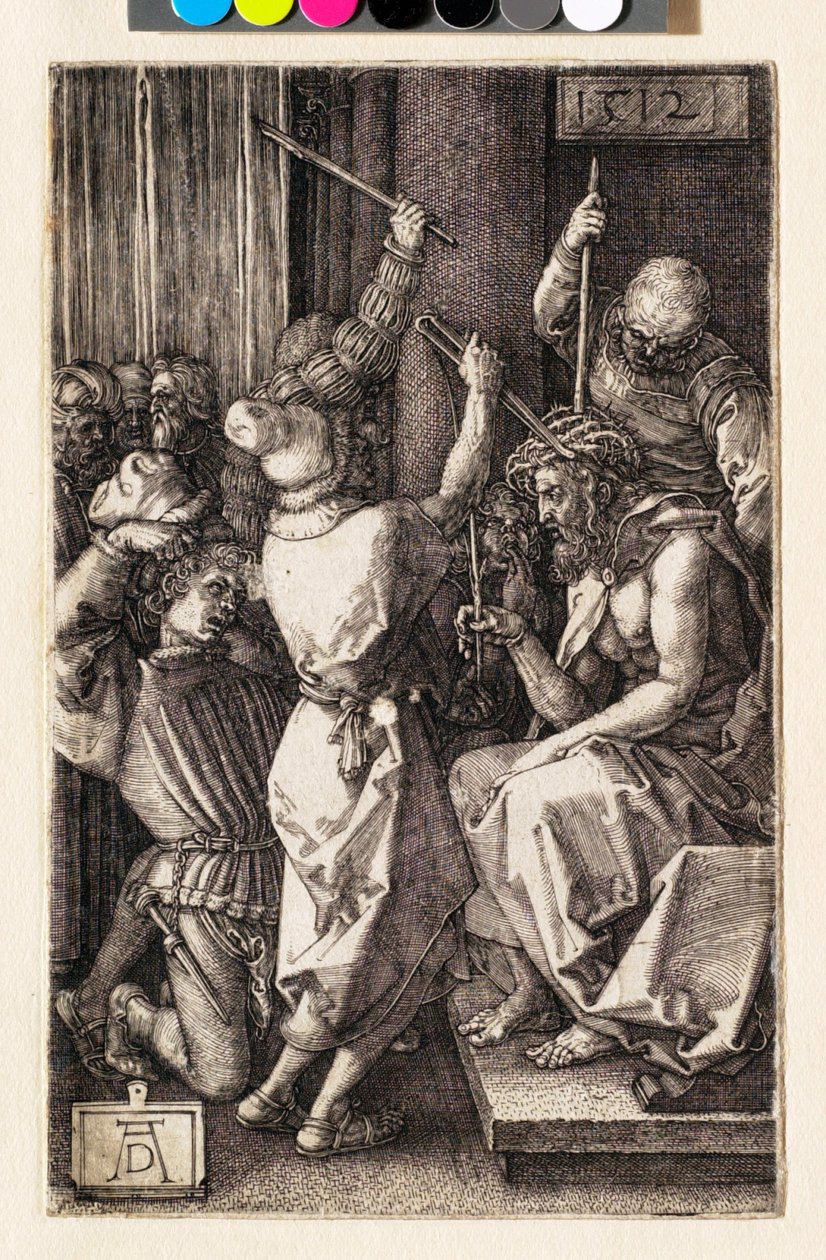 Umučení: Kristus korunovaný trním od Albrecht Dürer