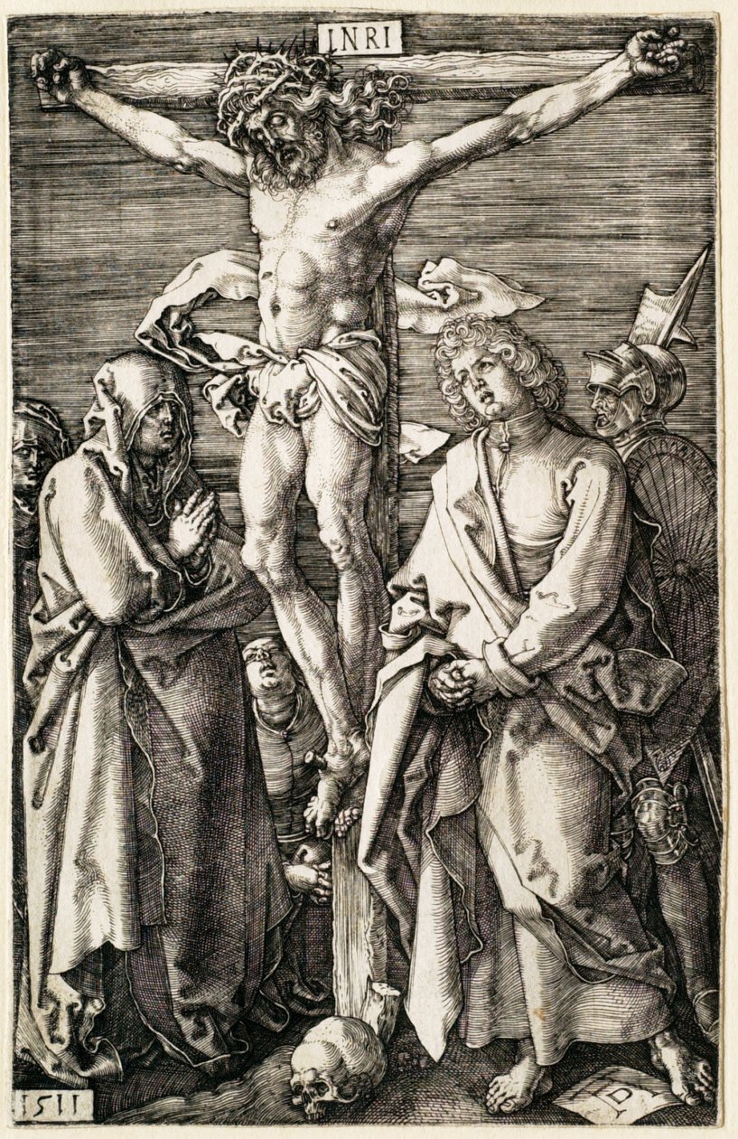 Umučení: Kristus na kříži od Albrecht Dürer