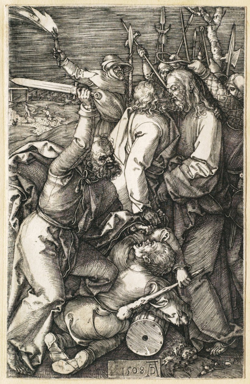 Umučení: zrada Krista od Albrecht Dürer