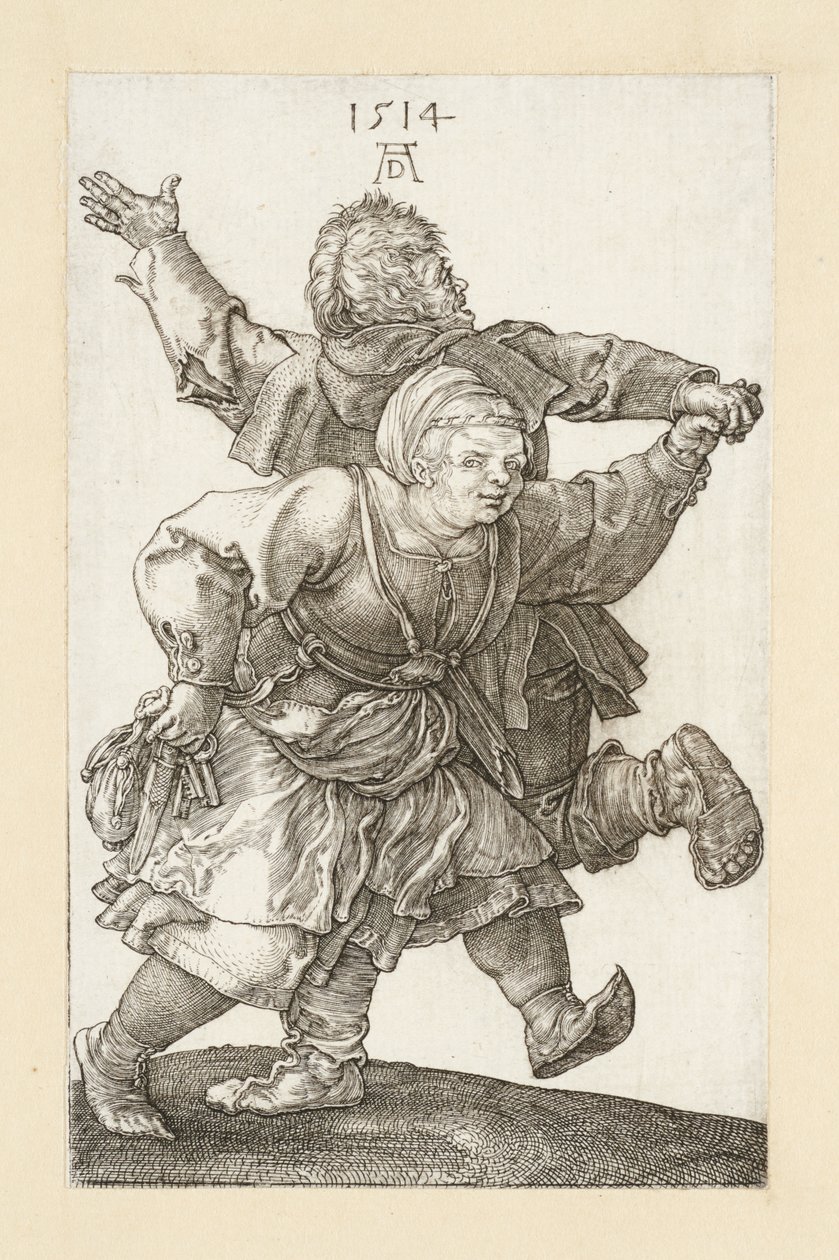 Tančící selský pár od Albrecht Dürer