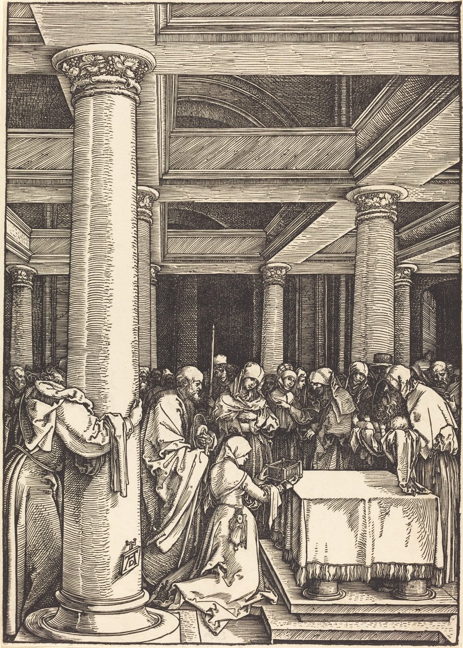 Představení Krista v chrámu od Albrecht Dürer