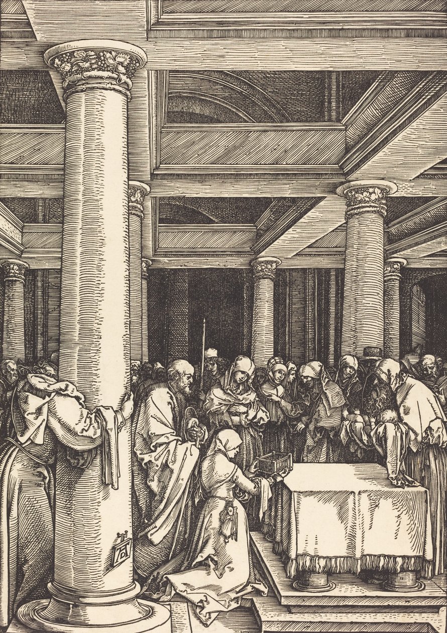 Představení Krista v chrámu, c. 15041505. od Albrecht Dürer