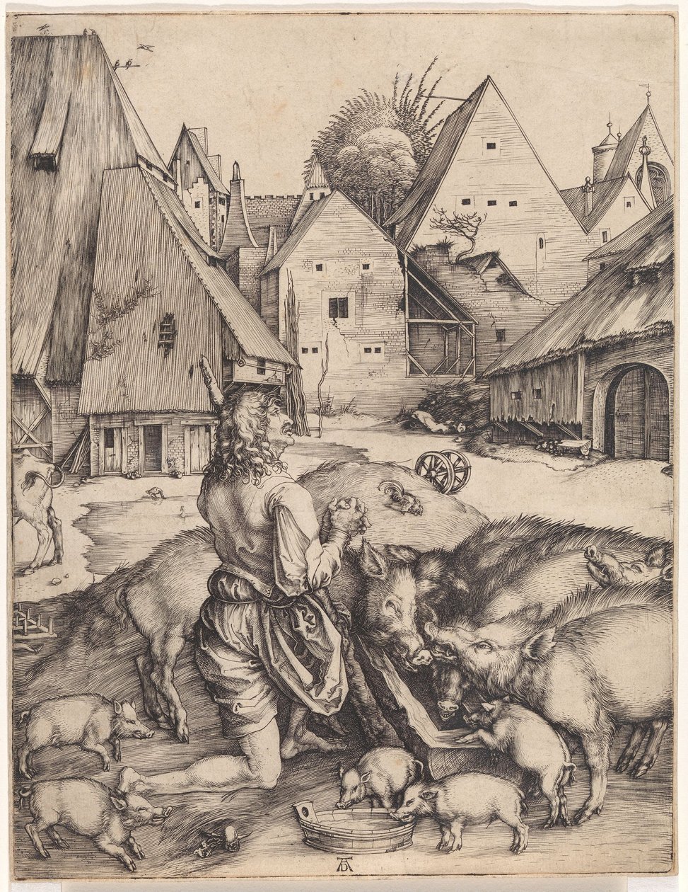 Marnotratný syn od Albrecht Dürer