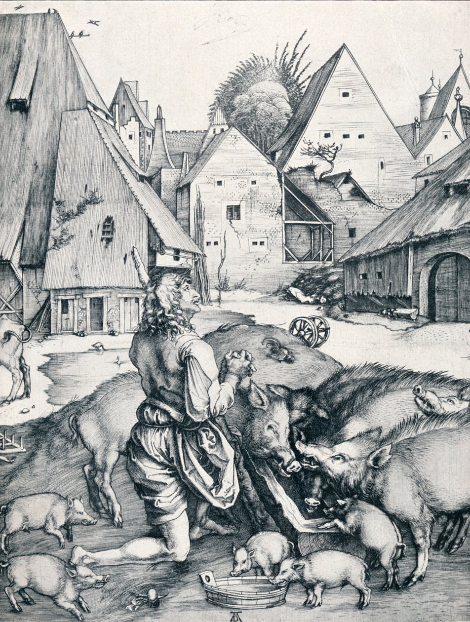 Marnotratný syn, 1495 1906 od Albrecht Dürer