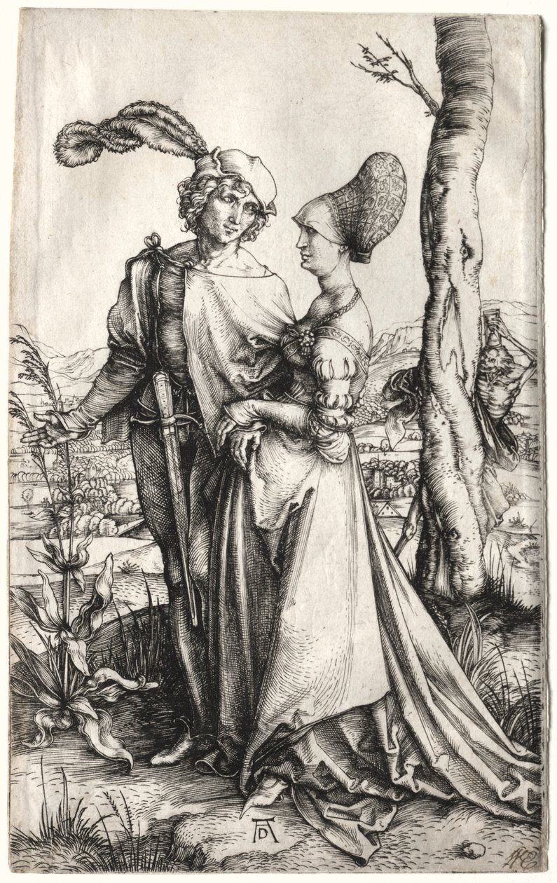 Promenáda, c. 1497. od Albrecht Dürer