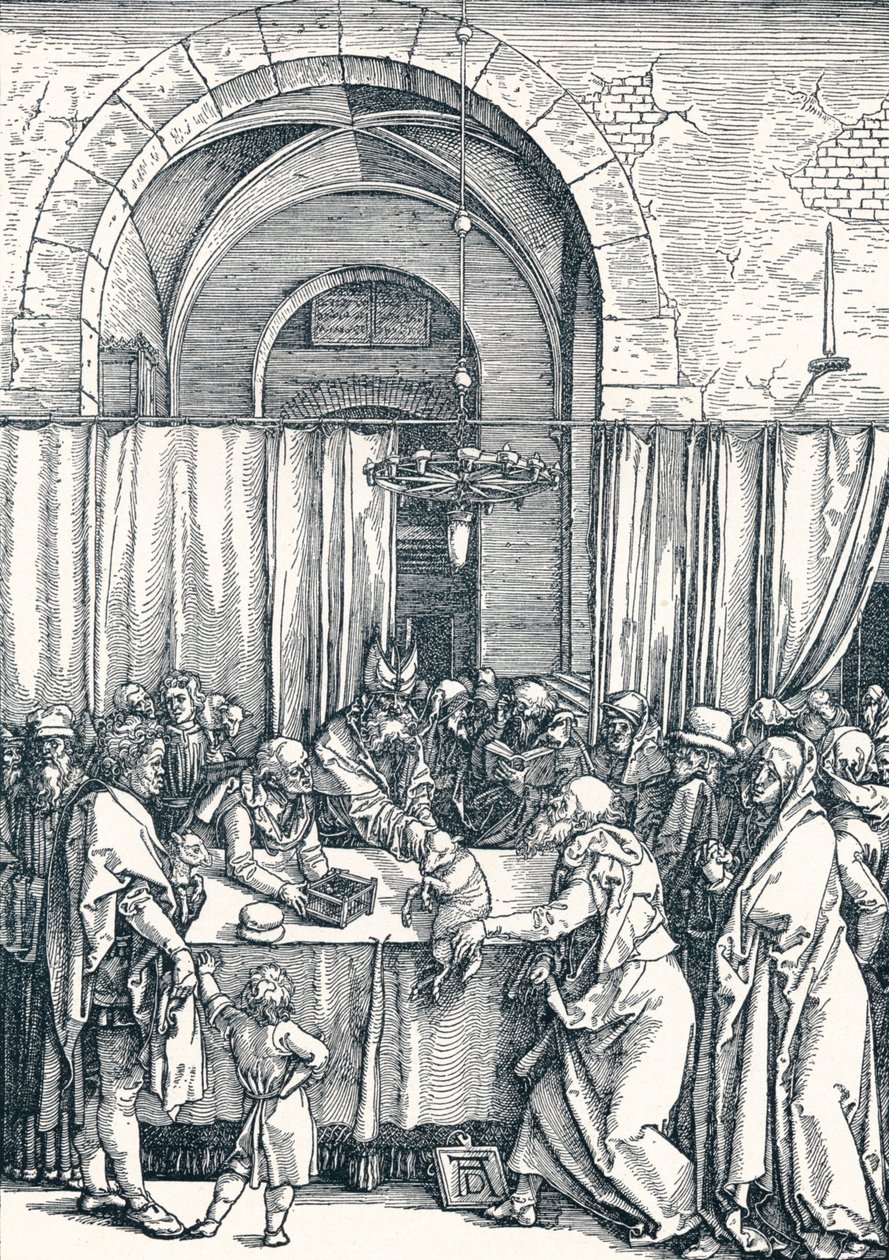Odmítnutí Joachimovy nabídky, 1506 1906 od Albrecht Dürer