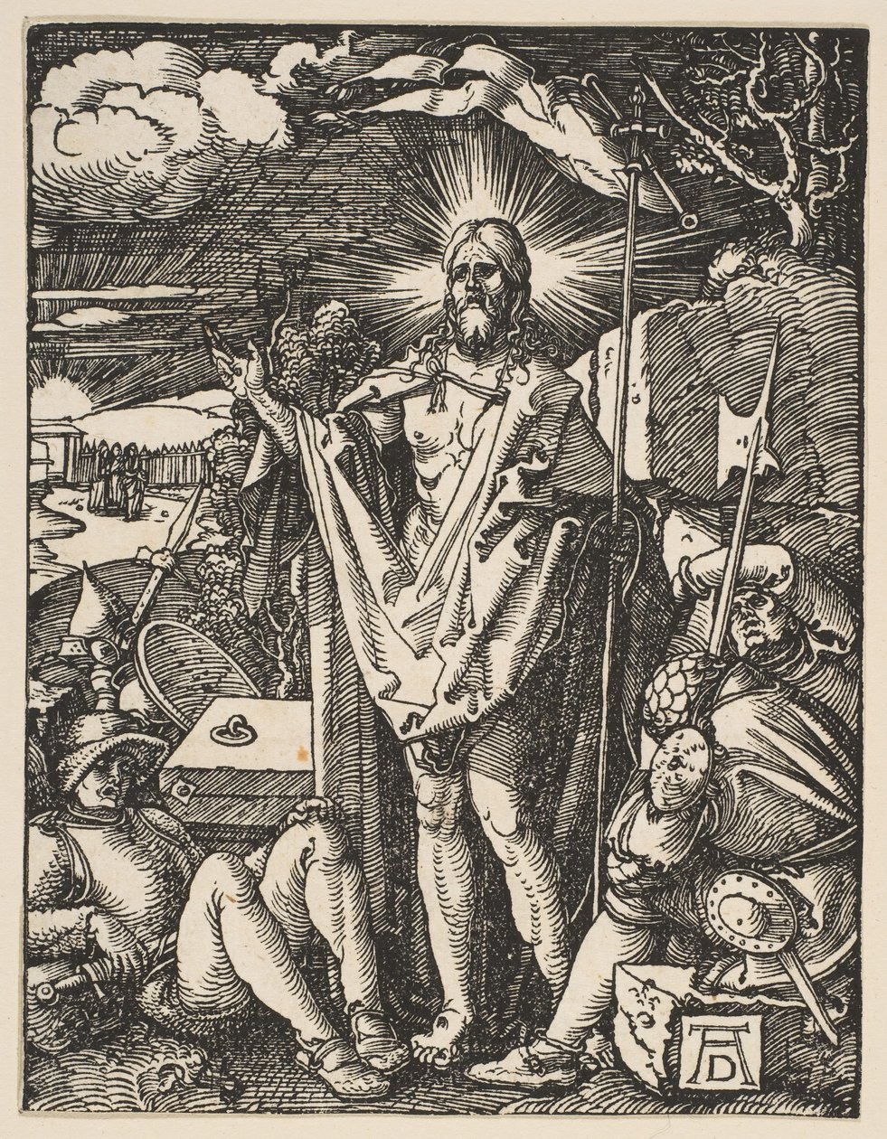 Vzkříšení, z Malé vášně, ca. 1510. od Albrecht Dürer
