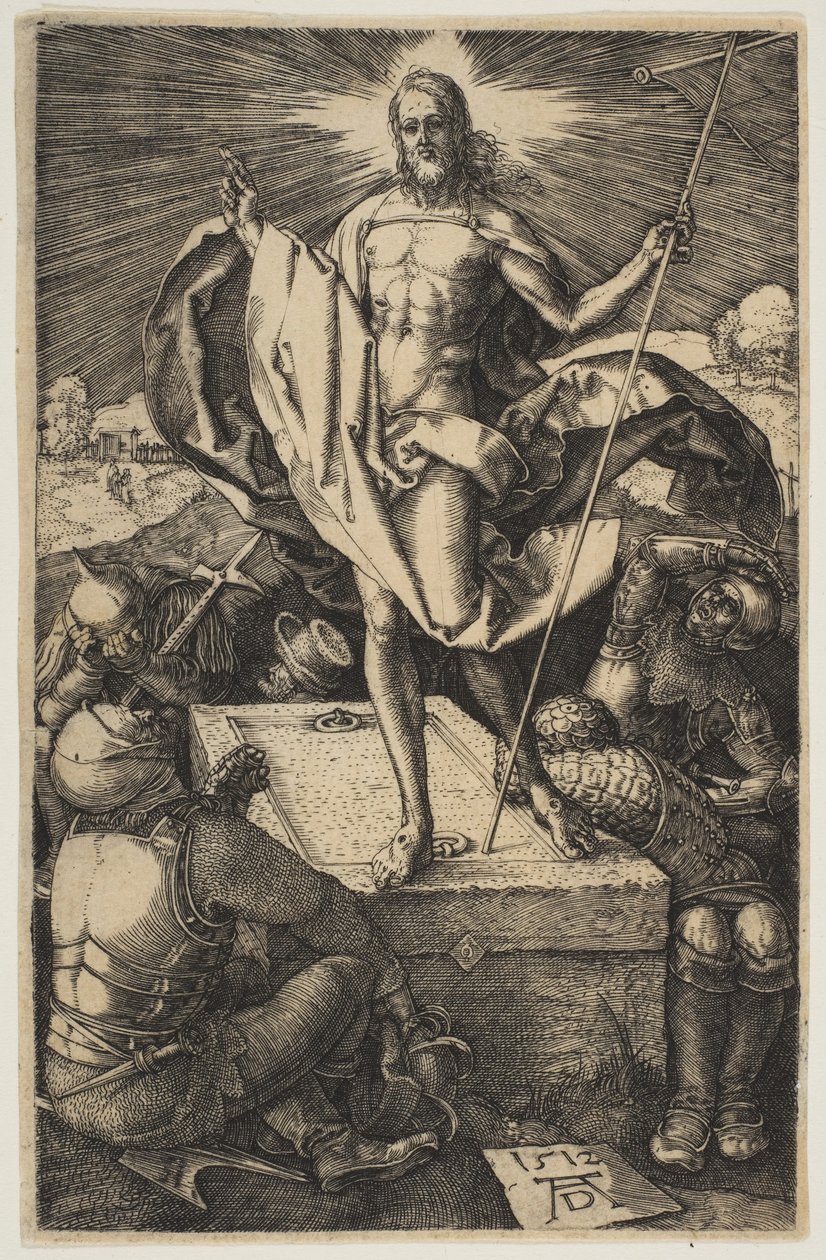 Vzkříšení, z Umučení, 1511. od Albrecht Dürer
