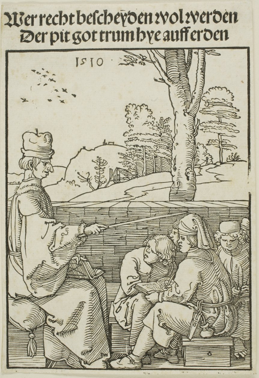 Učitel školy od Albrecht Dürer
