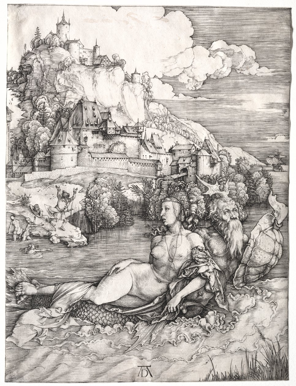 Mořská příšera od Albrecht Dürer