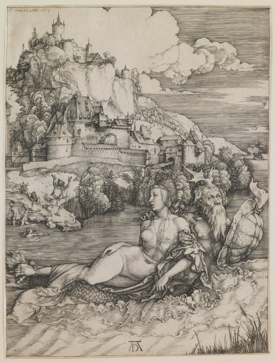 Mořská příšera od Albrecht Dürer