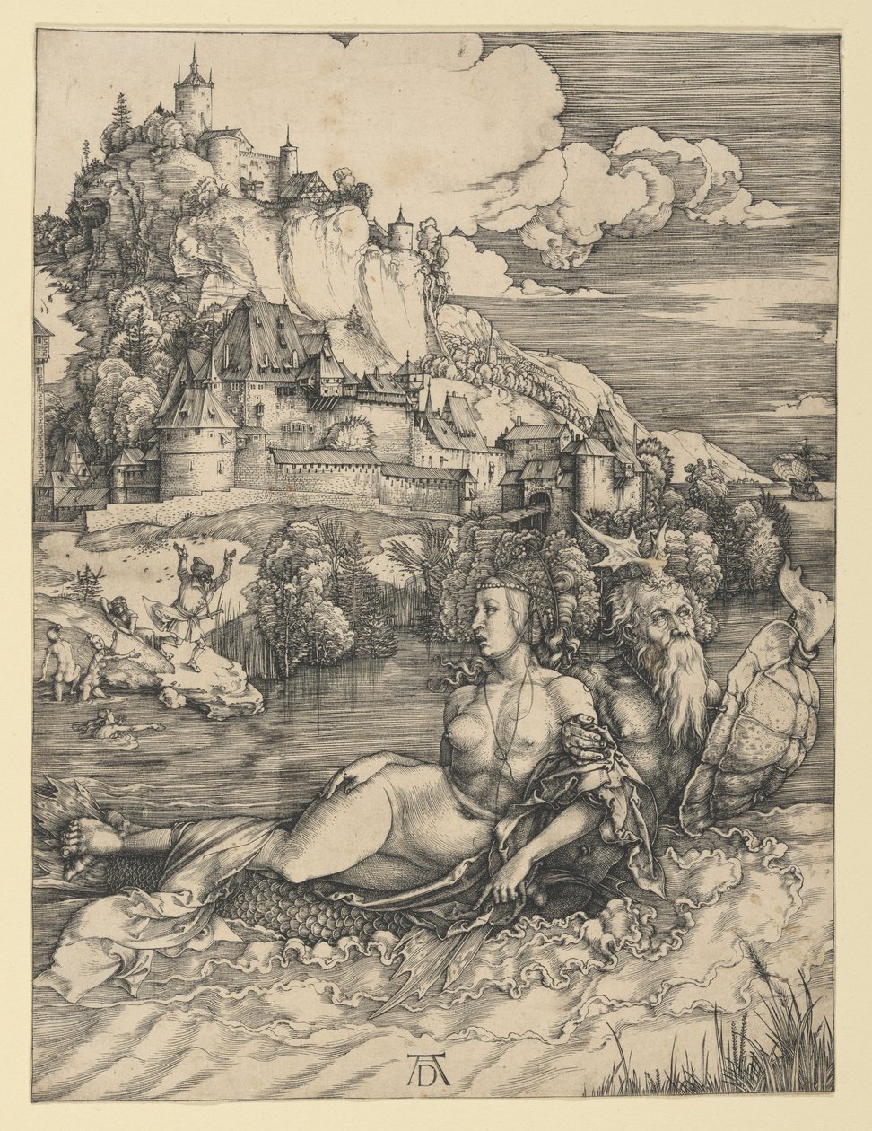 Mořská příšera od Albrecht Dürer